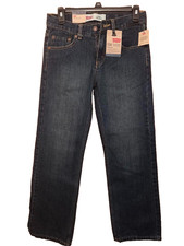 Levi's Youthwear 730 Dark Wash Denim Jeans, Deadstock with Tags, Size 16 (30W x 34L) — listing 3