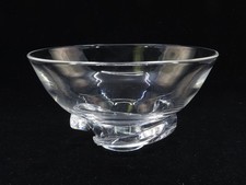 Hand-Blown Art Glass Vase with Cobalt Blue Body and Red/Iridescent Swirl Decoration — listing 4