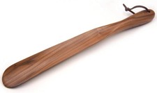 Hand-Carved Rosewood Curved Shoehorn — listing 4