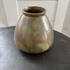 Red Wing Pottery Brushware Crane Vases, 8 inch (Pair) No visible mark — listing 5