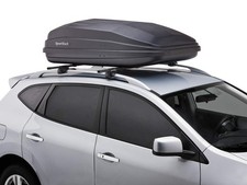 SportRack Vista XL Rear Opening Rooftop Cargo Box, Black