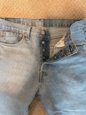 Levi's 501 Original Fit Men's Jeans Light Wash Waterless