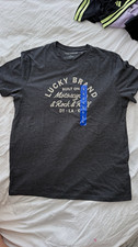 Lucky Brand Men's Heather Blue Graphic T-Shirt, Size XXL — listing 5