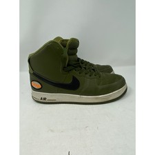 Nike Air Force 1 High Mid-Top Sneakers, Green and White Colorway, listing 2