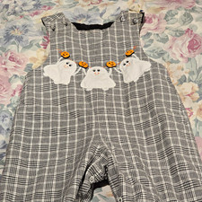 Baby Corduroy Ghost Romper, Black, Size 80 (12-18 mo) — listing 5