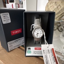 Timex Easy Reader Ladies Quartz Watch Silver Tone Expansion Band — listing 5