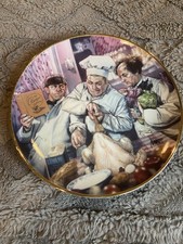 Three Stooges Collector Plates, Set of 3 (Franklin Mint) — listing 5