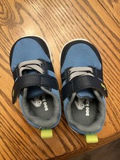 Toddler Boys' Athletic Sneakers, Green/Black/Silver, Bungee Lace & Strap — listing 4