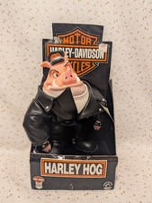 Vintage 1990s Applause Harley-Davidson Biker Dude Plush Doll with Vinyl Head, Leather-Style Jacket and Boots, Original Hang Tag — listing 4