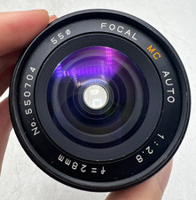 Focal MC Auto 28mm f/2.8 Wide-Angle Prime Lens