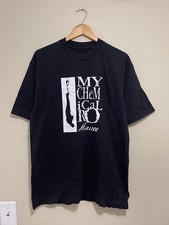My Chemical Romance Graphic Band T-Shirt with Moonlit Mailbox Cat Design