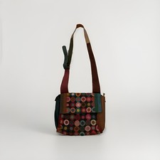 Amerileather Multicolor Patchwork Leather Crossbody Bag — listing 5
