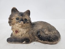 Vintage Chalkware Kitten on Pillow Carnival Prize Figurine / Bank — listing 6