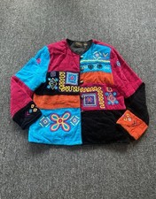 Vintage 1980s-90s Color Block Snap-Placket Pullover Windbreaker — listing 2