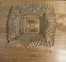 Vintage Pressed Glass Sawtooth Edge Rectangular Serving Dish — listing 5