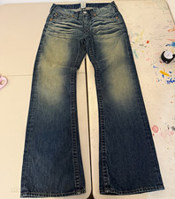 True Religion Billy Super T Bootcut Jeans Men's Size 40 Waist Dark Wash — listing 6