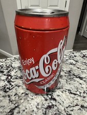 Coca-Cola Tin Can Coin Bank with Contour Bottle Graphic — listing 2