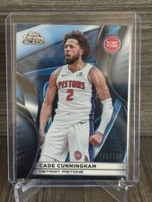 2023-24 Topps Basketball Cade Cunningham Holiday Refractor Card, Detroit Pistons, listing 2