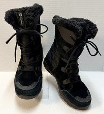 Columbia Women's Ice Maiden II Waterproof Suede Winter Boots, Black — listing 4