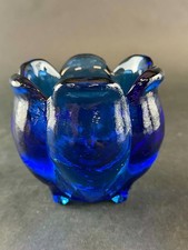Cobalt Blue Depression Glass Salad/Bread Plate with Scalloped Rim — listing 6