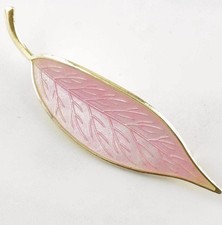 Sterling Silver & Enamel Leaf Motif Necklace and Earrings Set — listing 5