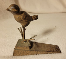 Cast Iron Bird Figurine Doorstop / Decorative Sculpture — listing 3