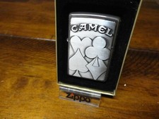 Zippo Camel Cigarettes Pewter Emblem Lighter (Roman Numeral VIII / 1992) — listing 4