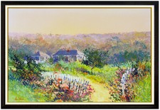 Kerry Hallam Original Acrylic Still Life Painting on Canvas - Wine Bottles & Glasses — listing 4