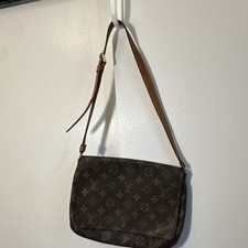 Lot of Monogram-Style Handbags Including Louis Vuitton Monogram-Pattern Bag (Authenticity Unverified) and Designer-Style Satchel — listing 5