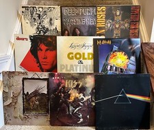 Lot of 4 Vintage 1970s Classic Rock Vinyl LPs — Eagles Their Greatest Hits, Kansas Song for America, Foreigner Debut, Rickie Lee Jones Pirates (33 RPM) — listing 5