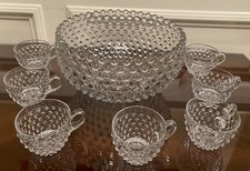 Vintage Depression Glass Punch/Tea Cup in Bubble/Thumbprint Pattern — listing 3