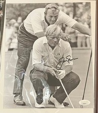 Jack Nicklaus Signed Black & White 8x10 Golf Photograph No documentation — listing 4