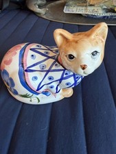 Bella Casa by Ganz Figural Orange Tabby Cat Stacking Teapot — listing 6