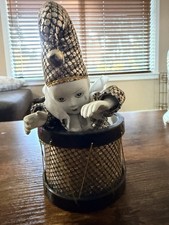 Porcelain Musical Automaton Doll - Victorian Girl Playing Piano — listing 4