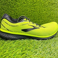 Brooks Ghost 6 Men's Running Shoes, Grey/Navy/Neon Yellow — listing 4