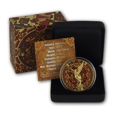 2024 Mexican Silver Libertad 1 oz - Winged Victory (Angel), Gilded/Colorized — listing 6