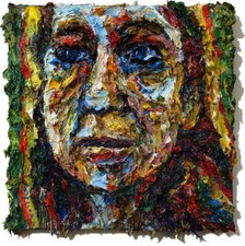 Original Painting on Canvas (verso view) — Art International Registered Work — listing 4