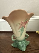 Hull Pottery Woodland Pattern Ewer Pitcher Pair W6-6.5" — listing 6
