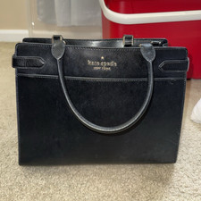 Black Saffiano Leather Flap Wallet-on-Chain Crossbody Bag with Silver Hardware — listing 3