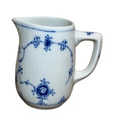 Royal Copenhagen Hand-Painted Porcelain Creamer with White Roses — listing 2