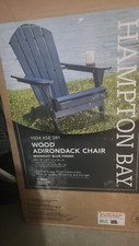 Hampton Bay Wood Adirondack Chair, White Finish (New in Box, No Assembly Required) — listing 2