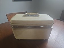 Vintage Samsonite Rust/Red Soft-Sided Carry-On Travel Bag with Buckle Front — listing 2