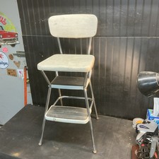 Vintage Cosco Yellow Kitchen Step Stool Chair — listing 5