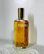 Vintage Enjoli Perfume Spray by Charles of the Ritz, Lot of 2 Swirl Glass Bottles with Gold Caps — listing 2