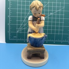 Goebel Hummel "Boy with Toothache" Figurine No. 217, Running Boy with Umbrella — listing 2