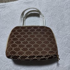 Vintage Roberta di Camerino Italian Trompe l'Oeil Chain Print Cosmetic Bag — listing 5