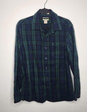 L.L. Bean Traditional Fit Men's Plaid Cotton Button-Down Shirt, Size M-Tall — listing 2
