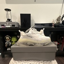 Balenciaga Triple S Allover Logo Sneakers Red — listing 4