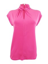 MICHAEL Michael Kors White Textured Sleeveless Peplum Ruffle-Hem Top, Size 2X — listing 3