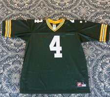 Nike Green Bay Packers Brett Favre #4 Game Jersey, Green, Men's Large — listing 3